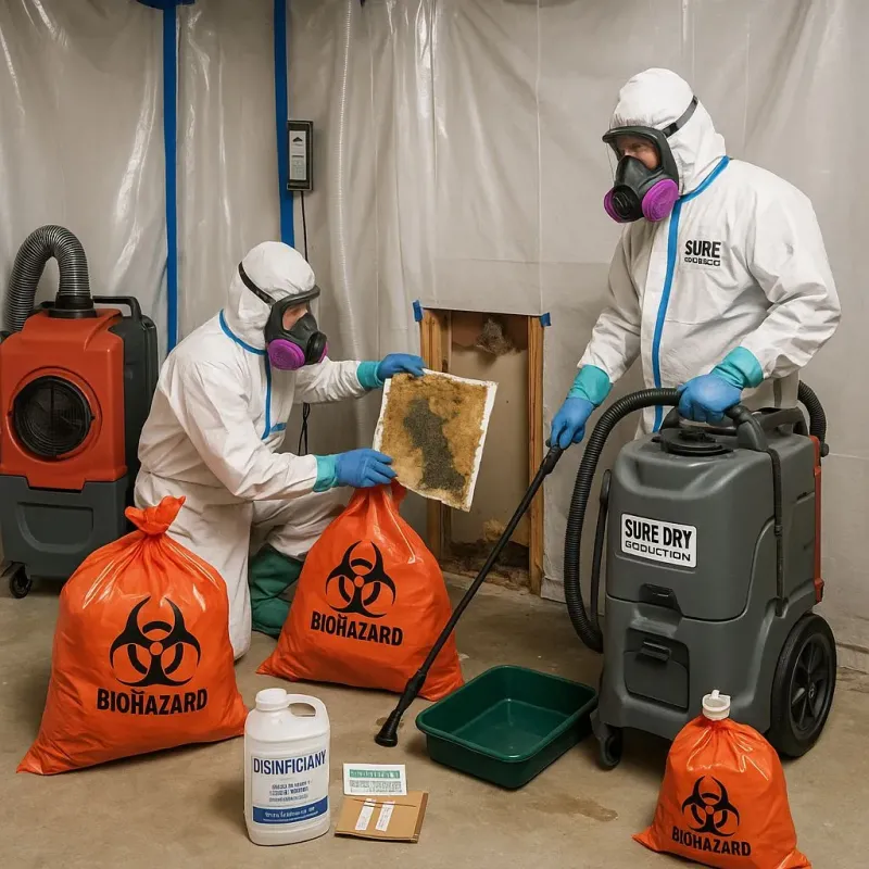 Contaminated Water Handling Protocols process in Fish Lake, IN