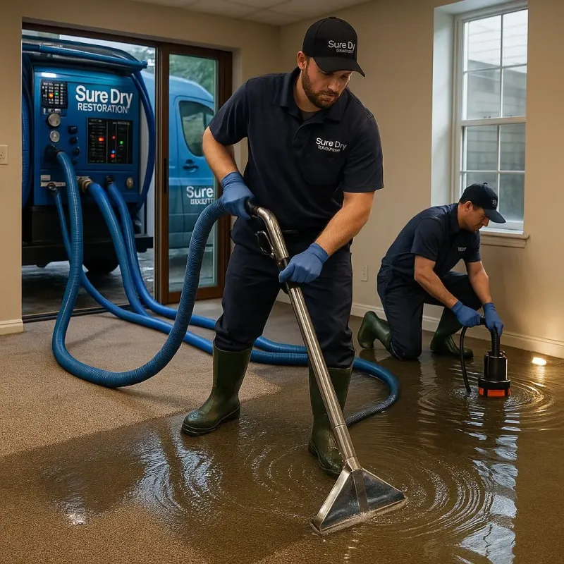 Water Extraction and Removal process in Fish Lake, IN
